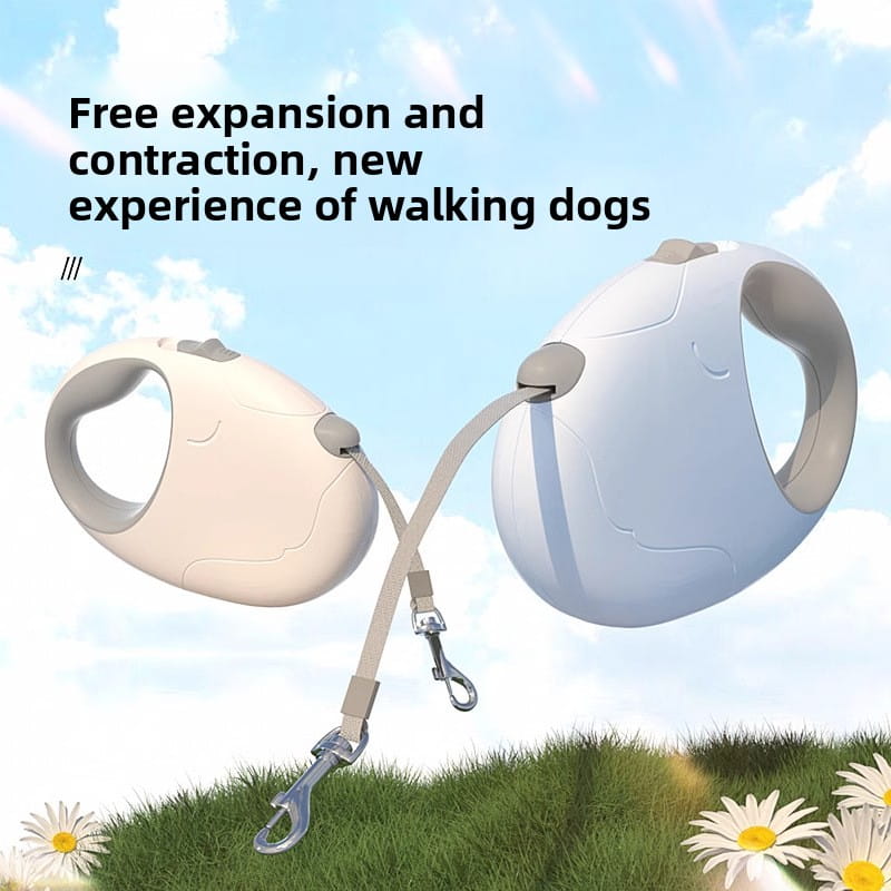 360° Tangle-Free Retractable Pet Leash - Anti-Jamming Smooth Walk System (For Cats & Dogs)