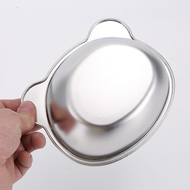 15° Tilted Stainless Steel Cat Bowl with Metal Stand - Elevated Neck Protection Feeder