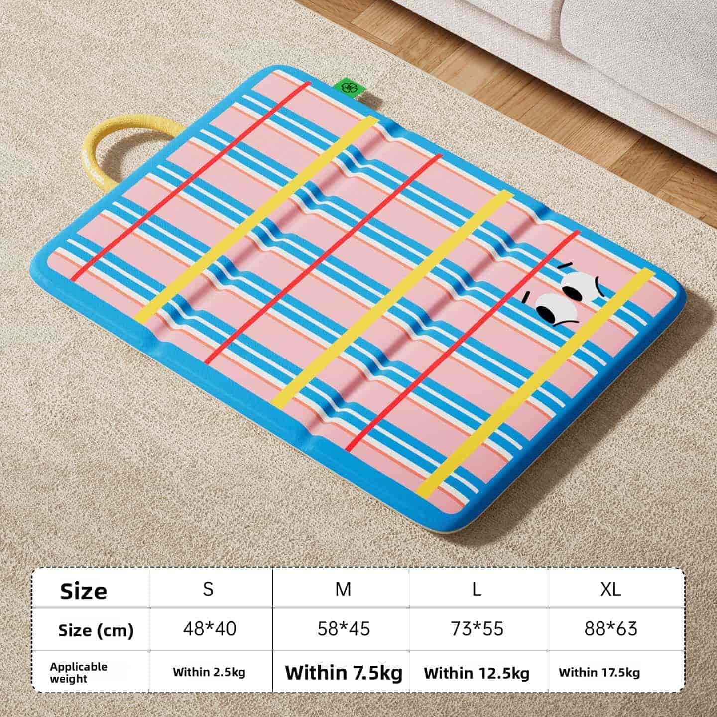 All-Season Foldable Pet Cushion - Moisture-Proof & Anti-Slip Mat for Indoor & Outdoor