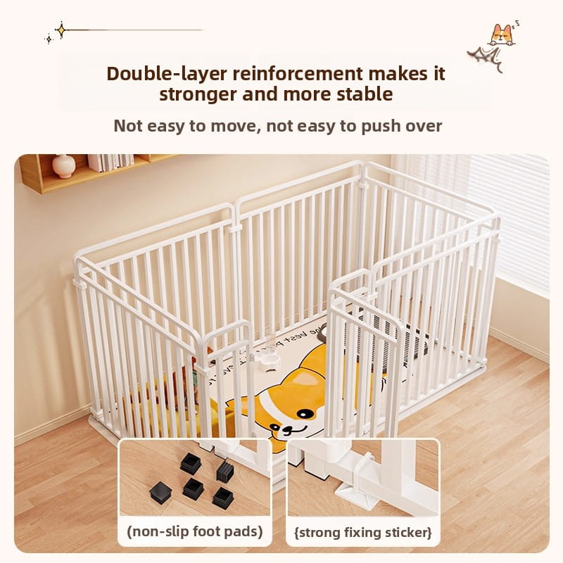 Korsyn Reinforced Pet Playpen - Heavy Duty Modular Dog Fence System