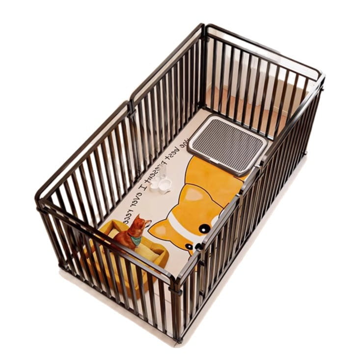 Korsyn Reinforced Pet Playpen - Heavy Duty Modular Dog Fence System