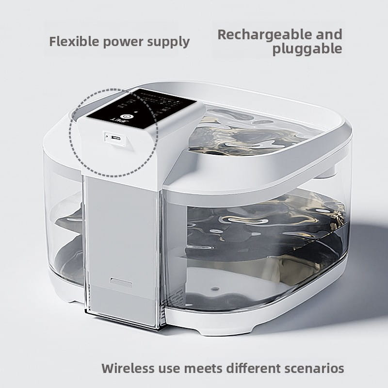 Cordless Automatic Cat Water Dispenser with Motion Sensor - Battery Life & Stainless Steel