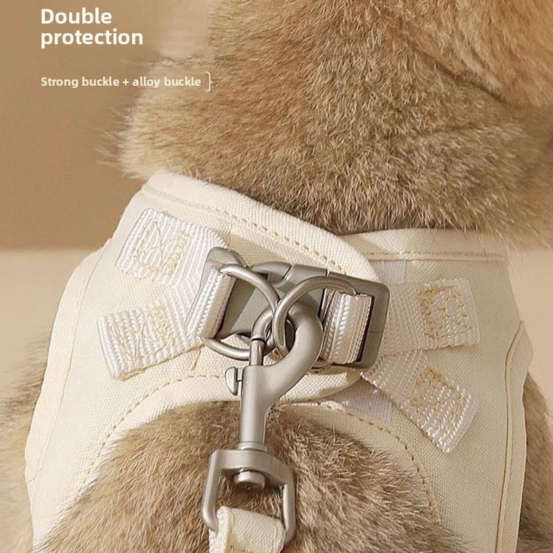 Cute Rabbit Embroidered Breathable Mesh Cat Harness & Leash Set - Escape Proof Vest (Limited Time Offer)