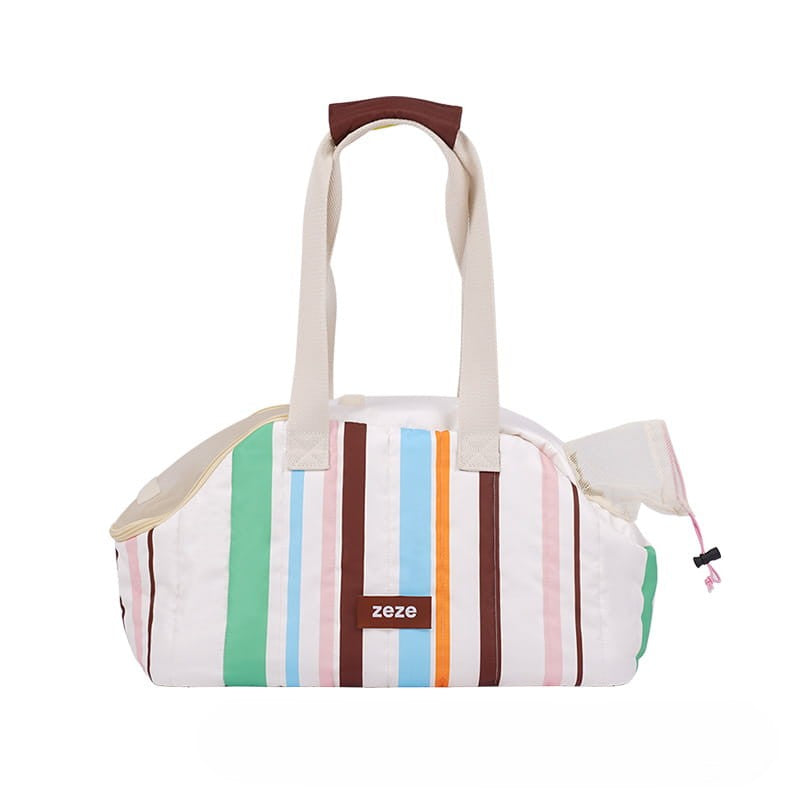 Canvas Pet Carrier Series - Sports Crossbody, Striped Tote, Sling & Car Seat Travel Bag