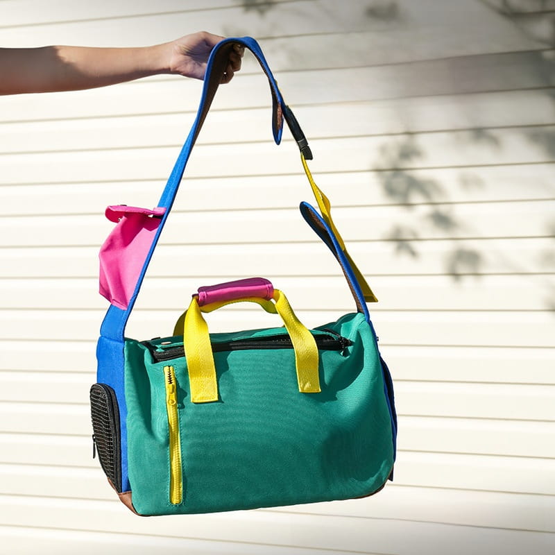 Canvas Pet Carrier Series - Sports Crossbody, Striped Tote, Sling & Car Seat Travel Bag