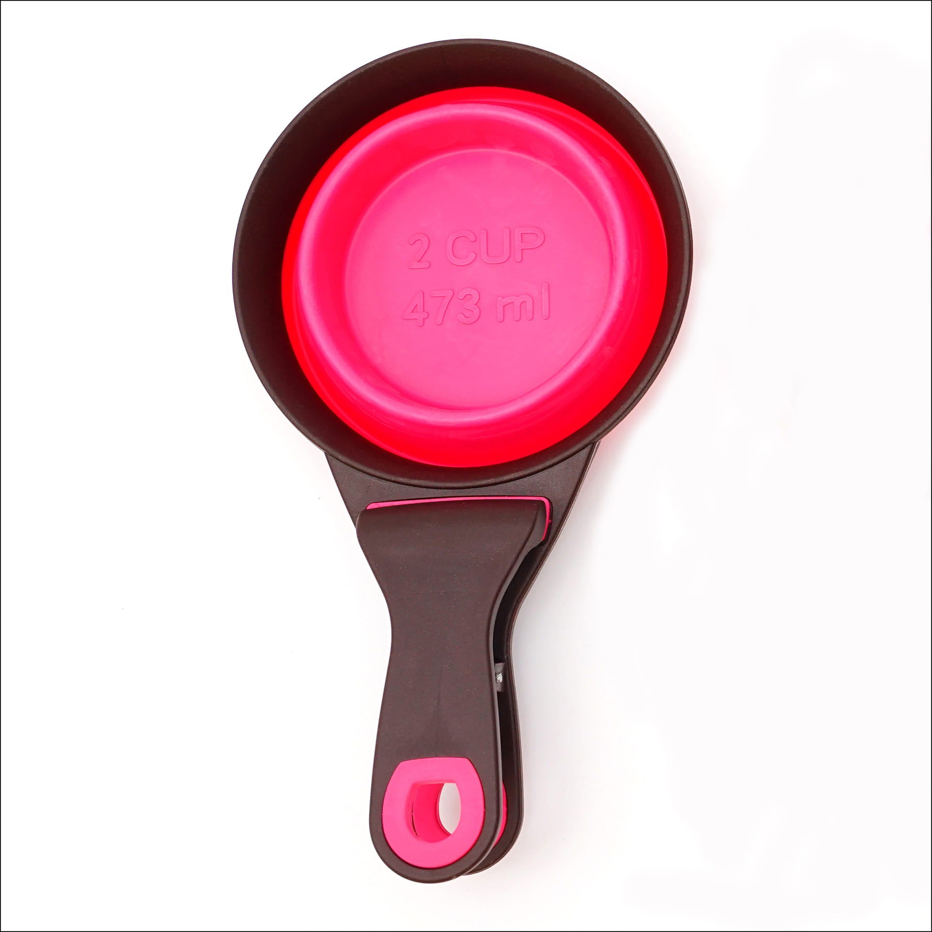 Wholesale Foldable Dog Feeding Shovel with Sealing Clip | Custom Logo OEM Silicone Food Scoop
